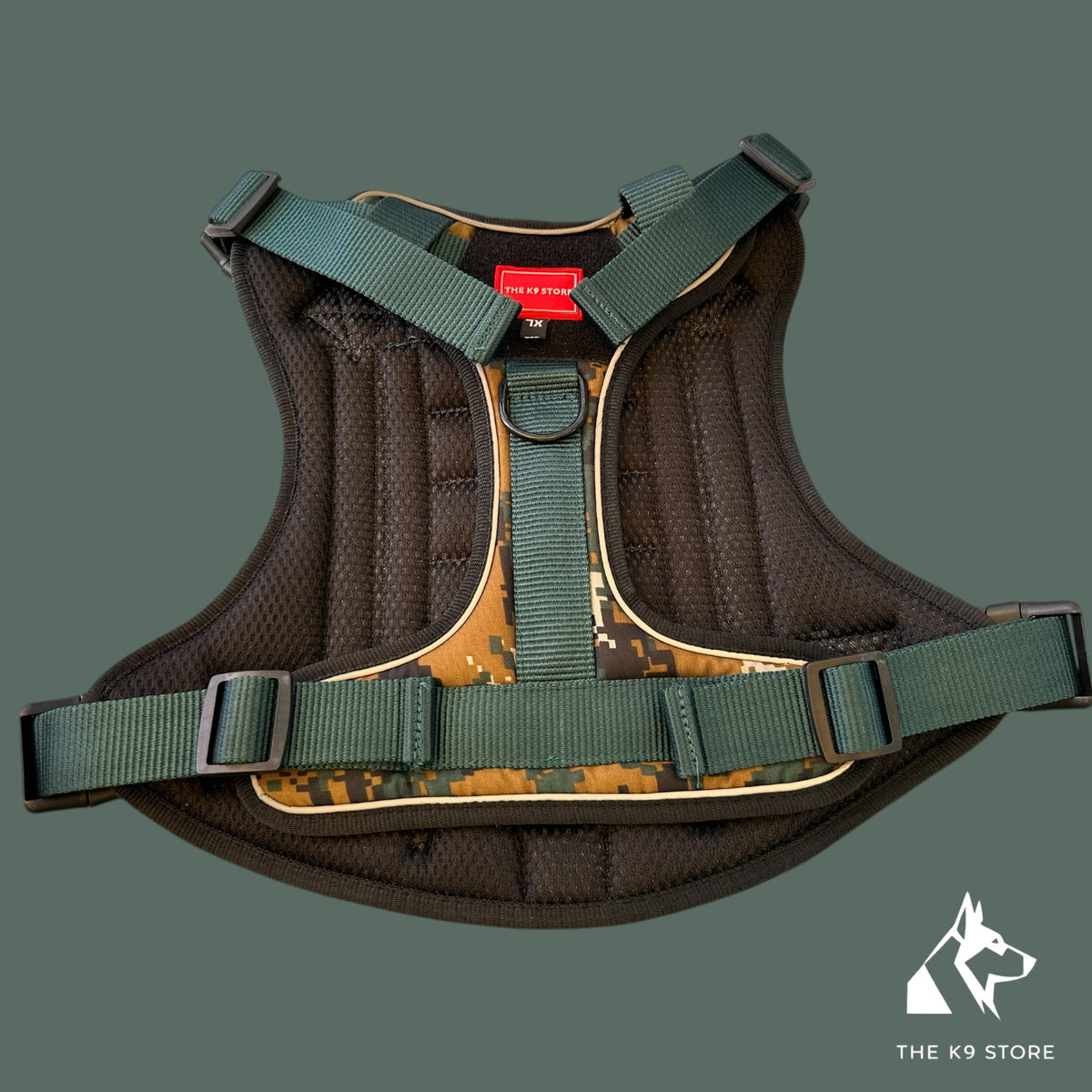 Tactical Dog Harness No Pull | Adjustable Military K9 Vest with Handle, Heavy Duty Pet Harness for Large Medium Dogs, Reflective Training Vest