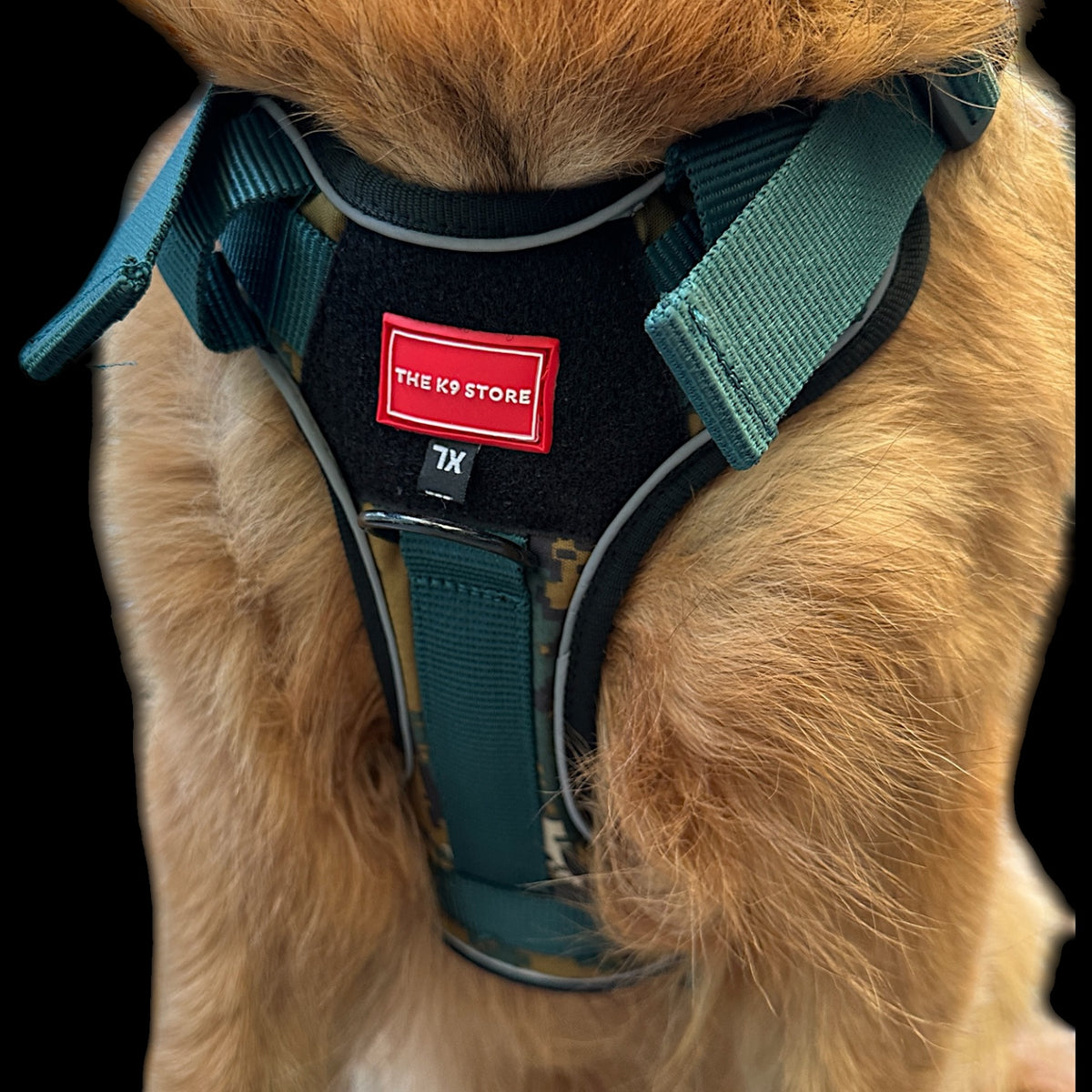 Tactical Dog Harness No Pull | Adjustable Military K9 Vest with Handle, Heavy Duty Pet Harness for Large Medium Dogs, Reflective Training Vest