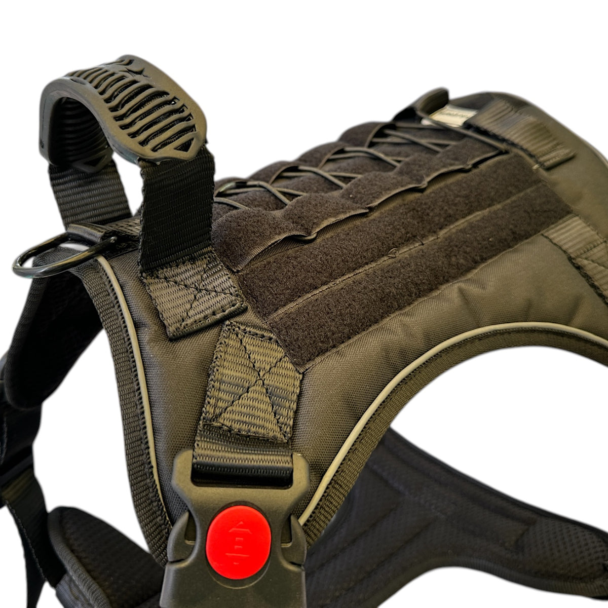K9 Tactical Dog Harness Heavy Duty Adjustable – No Pull Military Style Pet Harness with Handle, MOLLE System & Reflective Straps (S, M, L, XL)
