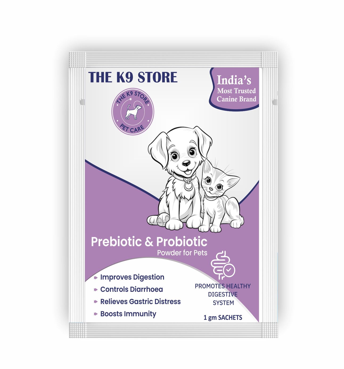 The K9 Store Prebiotics & Probiotics for Dogs & Cats - Gut Health Supplement