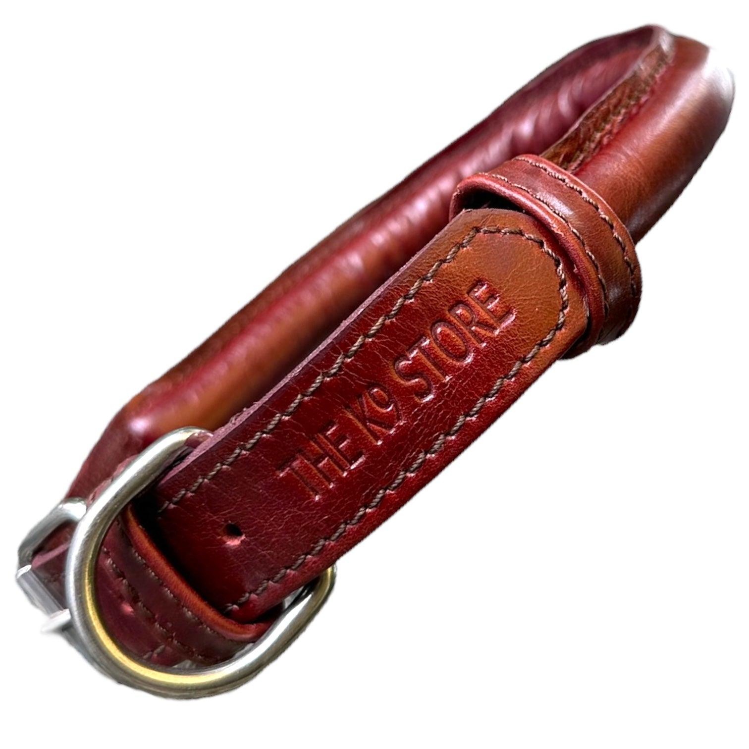 Handmade Rope Design Leather Dog Collar | Heavy Metal Support | Premium K9 Collar (India Only)
