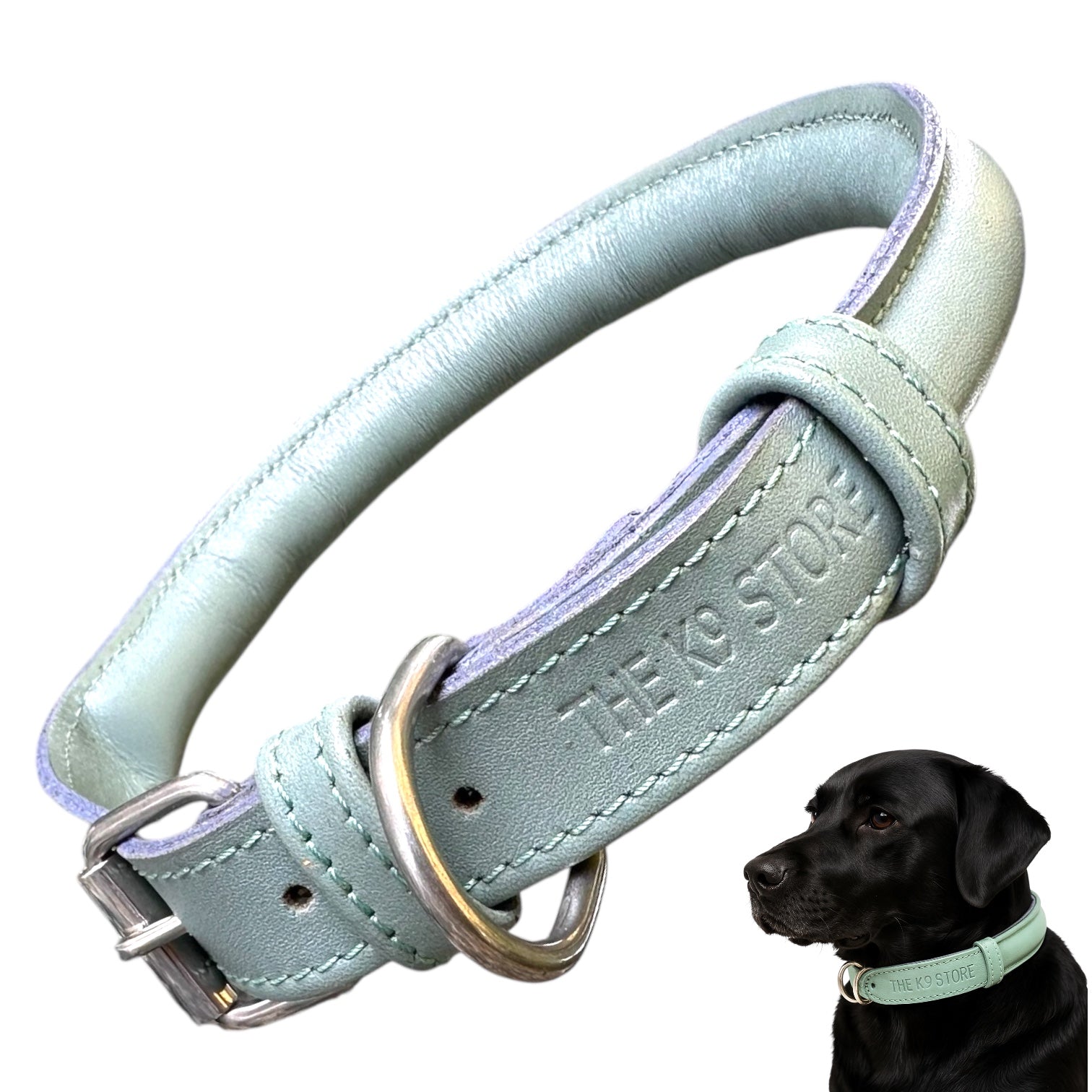 Handmade Rope Design Leather Dog Collar | Heavy Metal Support | Premium K9 Collar (India Only)
