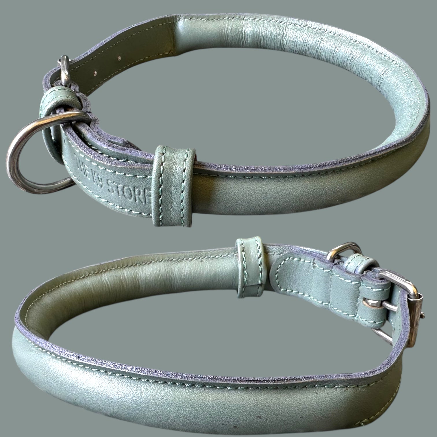Handmade Rope Design Leather Dog Collar | Heavy Metal Support | Premium K9 Collar (India Only)