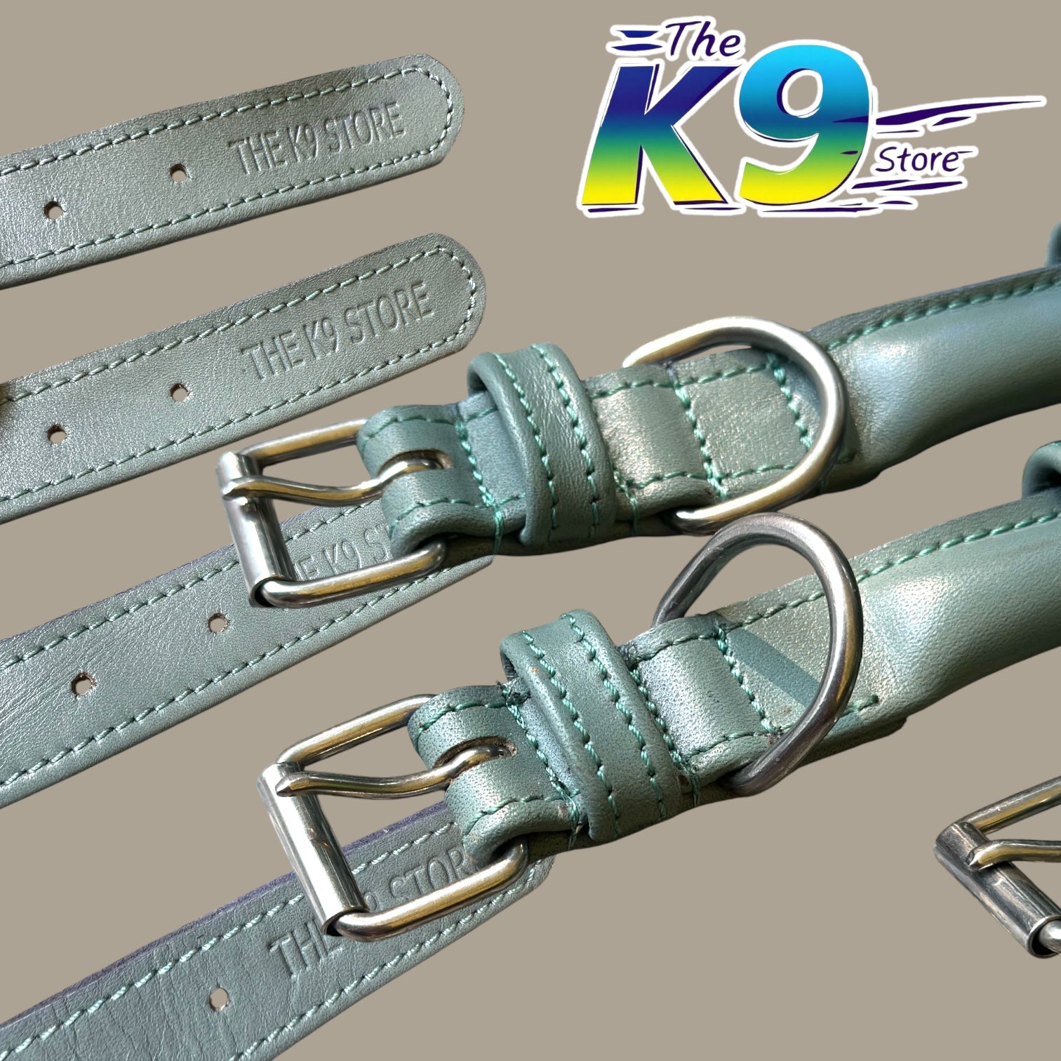 Handmade Rope Design Leather Dog Collar | Heavy Metal Support | Premium K9 Collar (India Only)