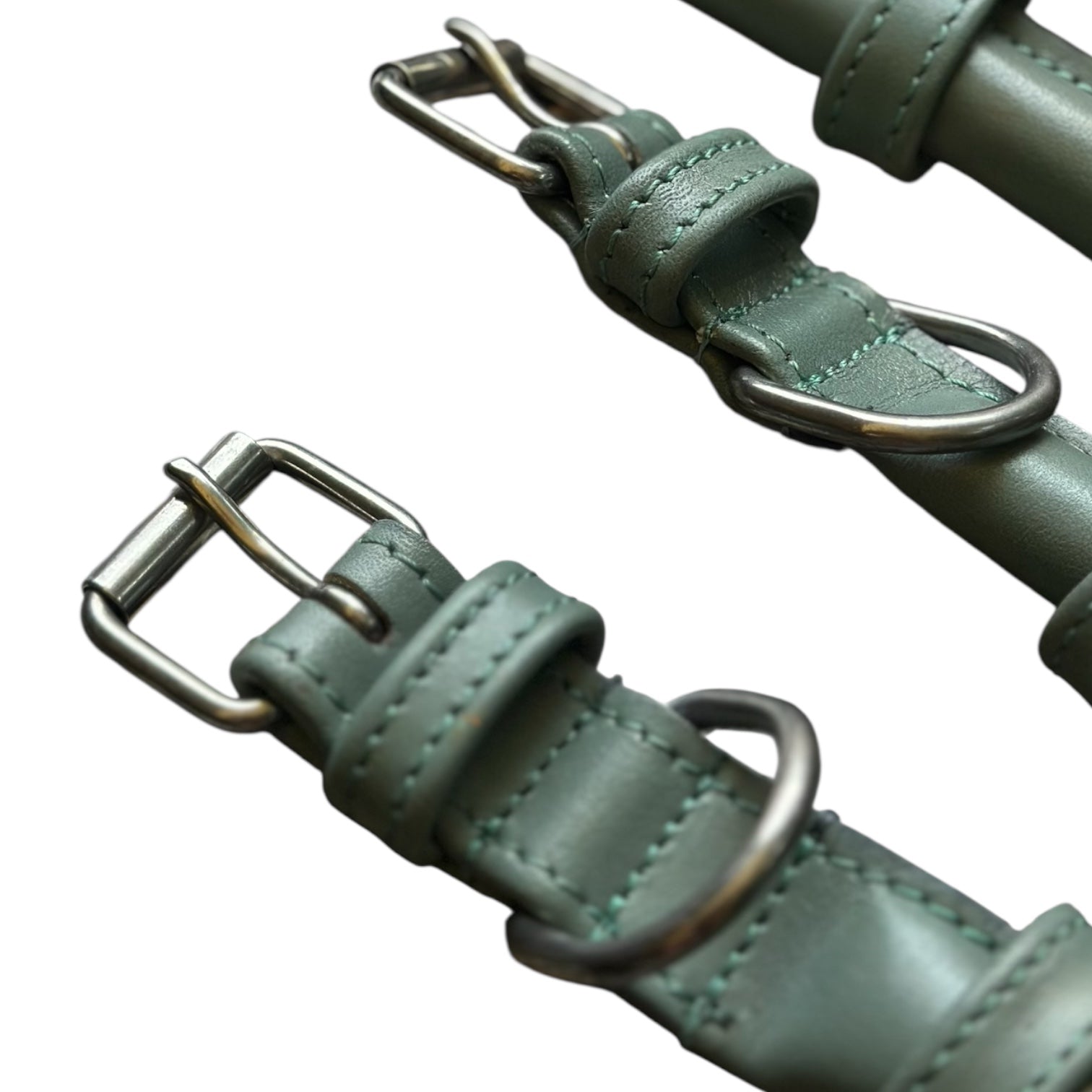 Handmade Rope Design Leather Dog Collar | Heavy Metal Support | Premium K9 Collar (India Only)