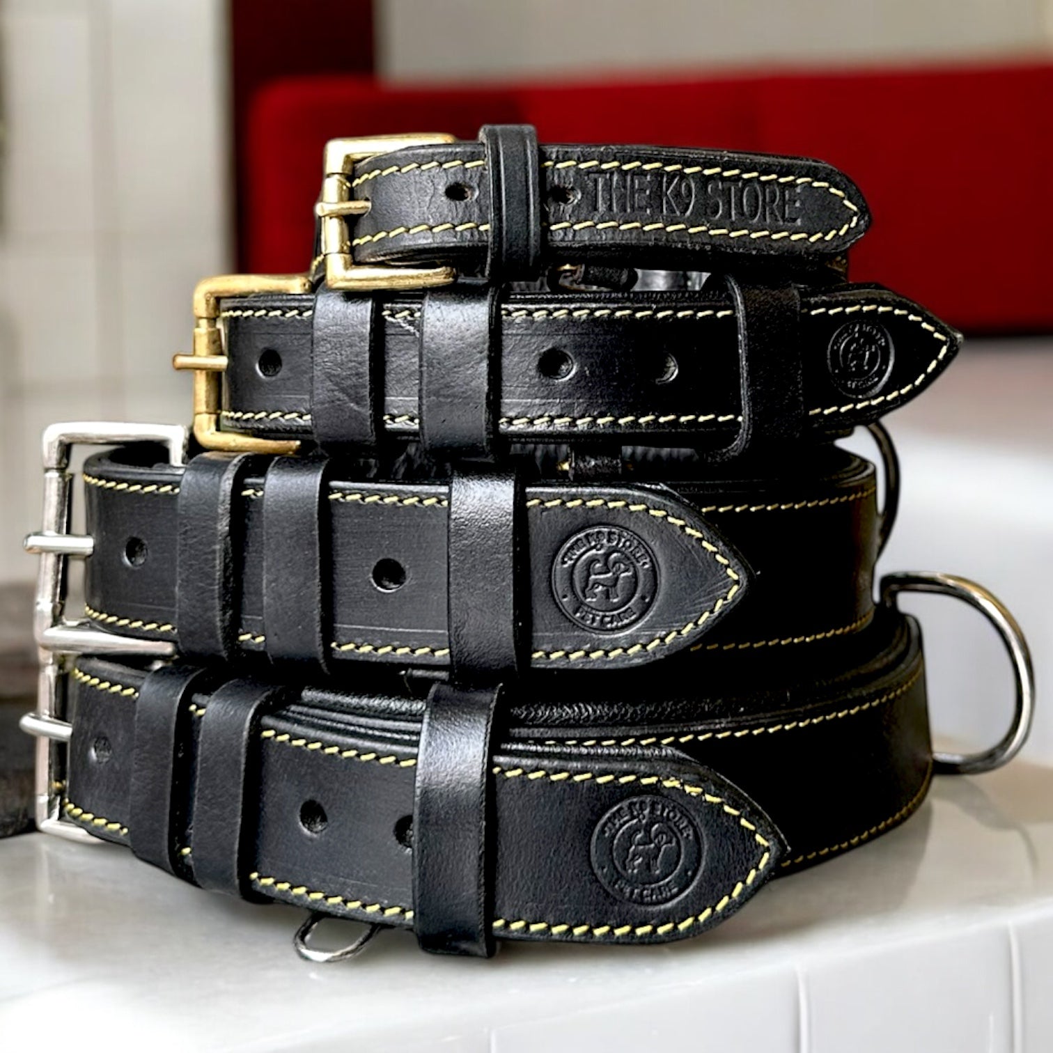 The K9 Store dog neck collar black