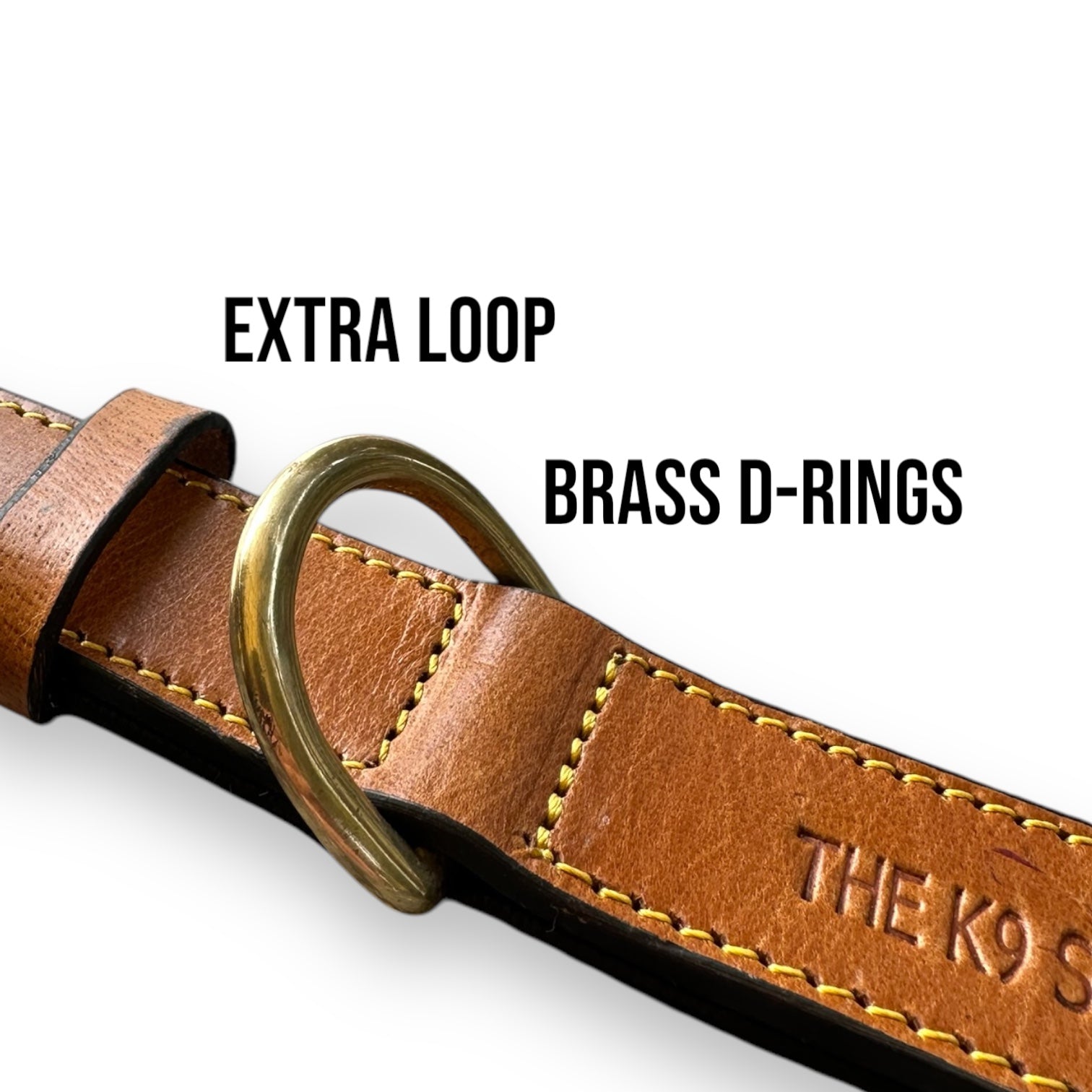 The K9 Store 100% Highgrade Leather Colored Basic Dog Neck Collar (Tan)