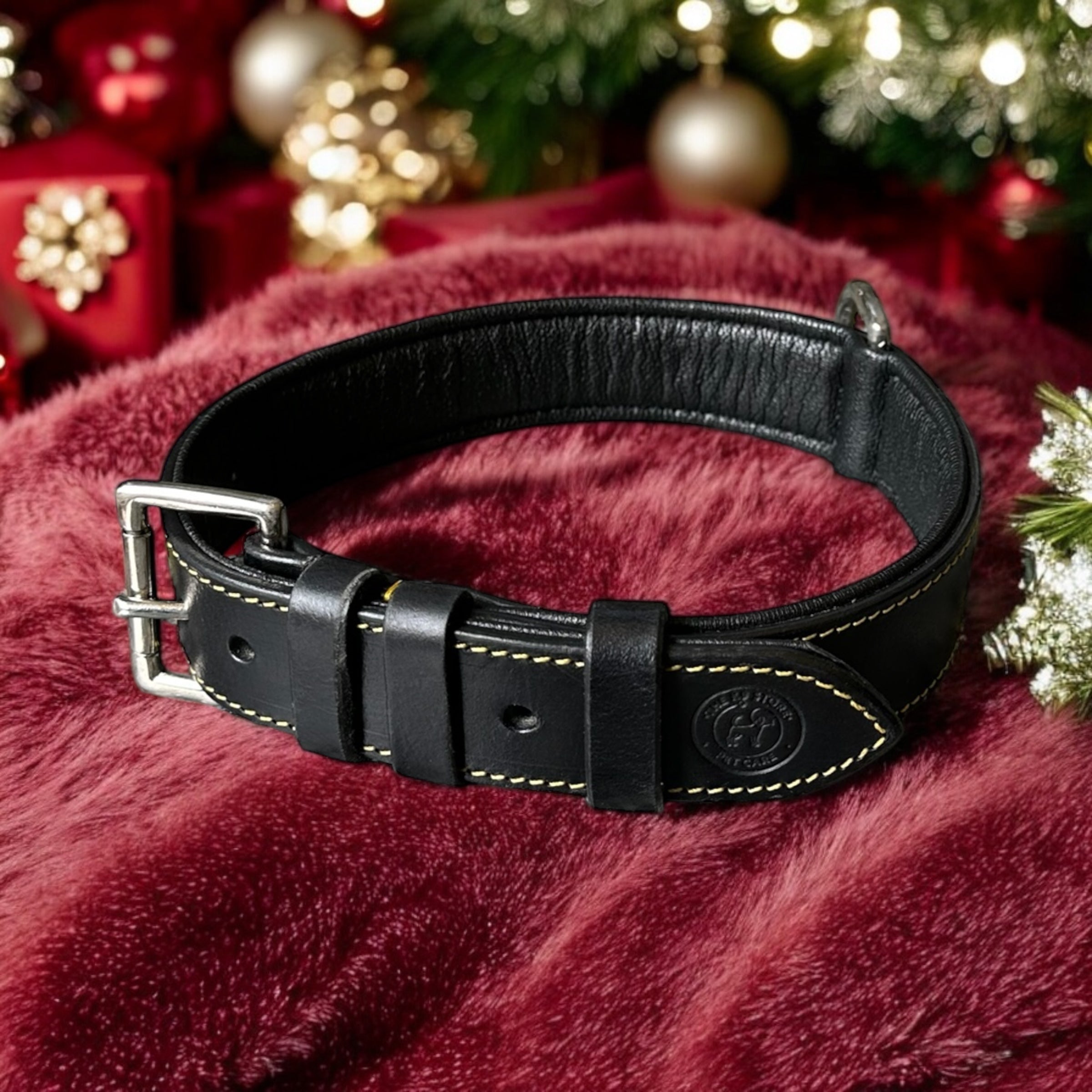 k9 store leather neck collar dog