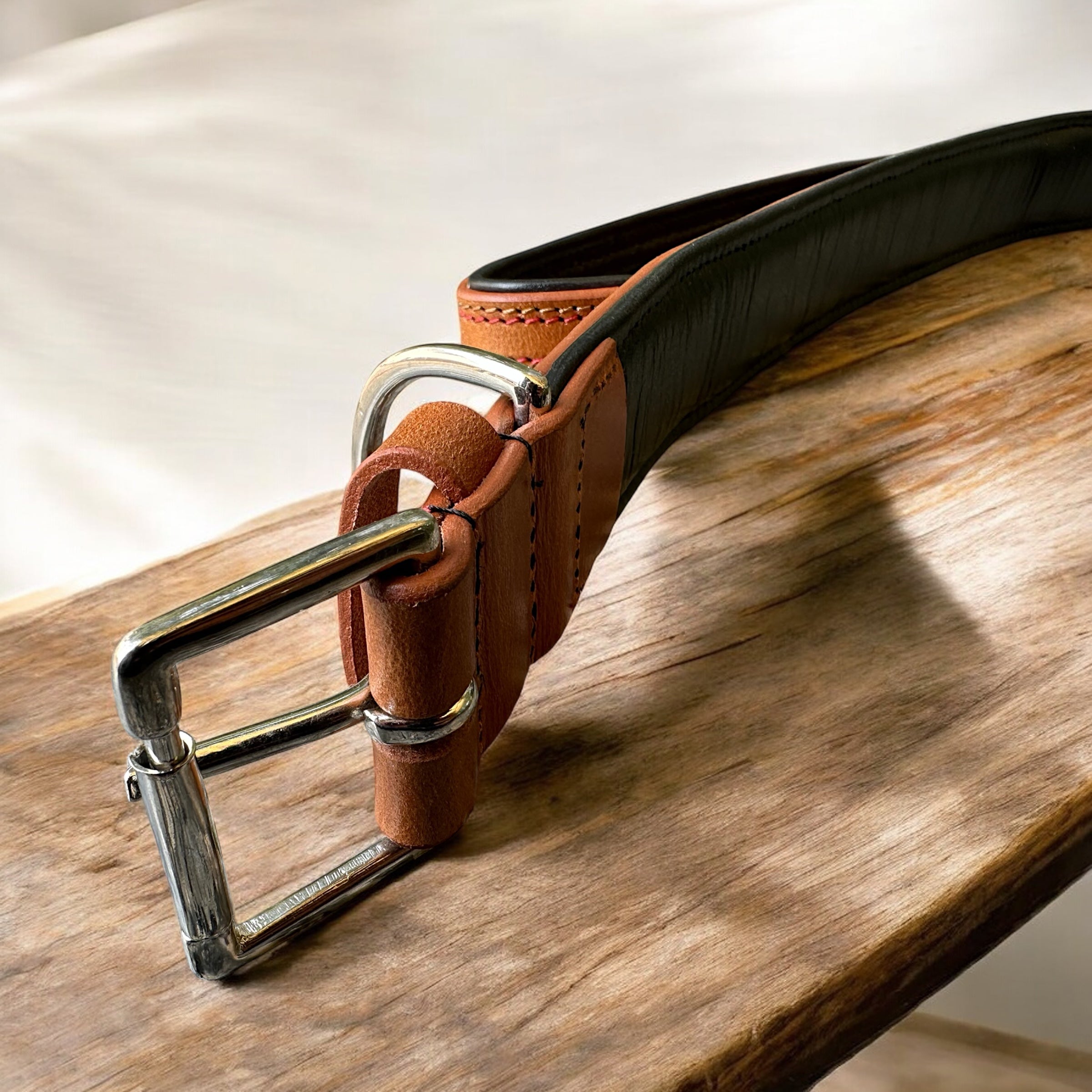 tan leather dog collar for strong dogs