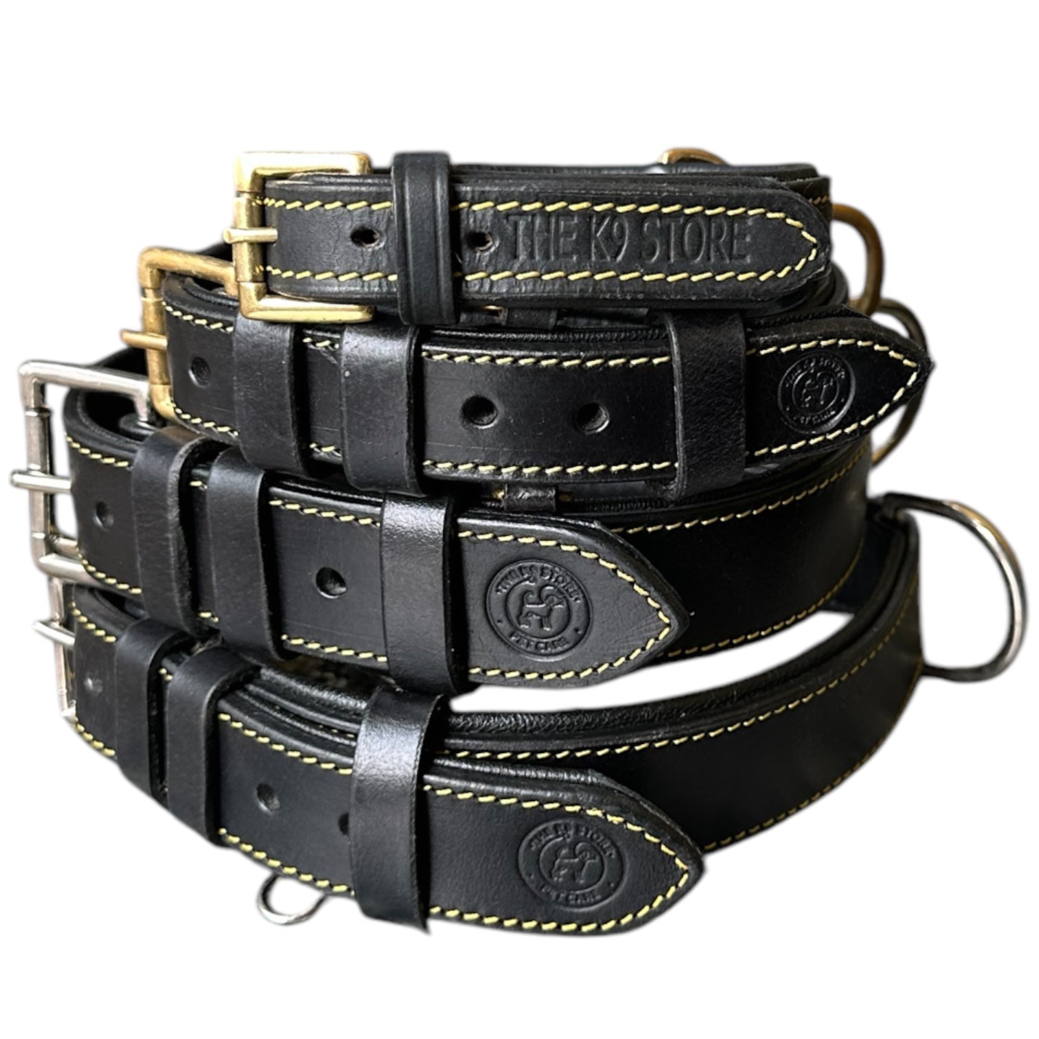 the k9 store all size black neck collar
